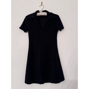 90s‎ Mini Collard Dress